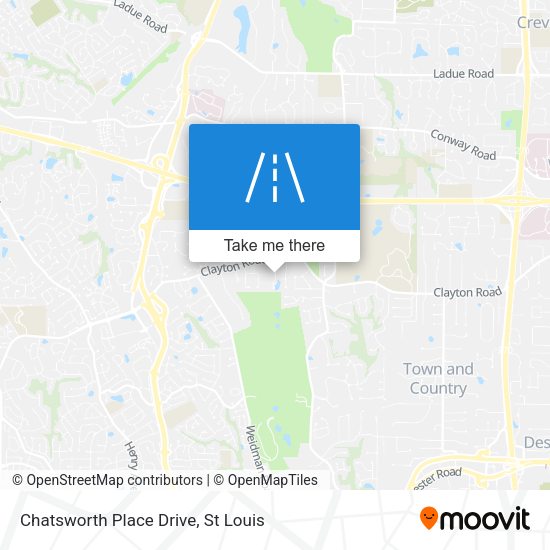 Chatsworth Place Drive map