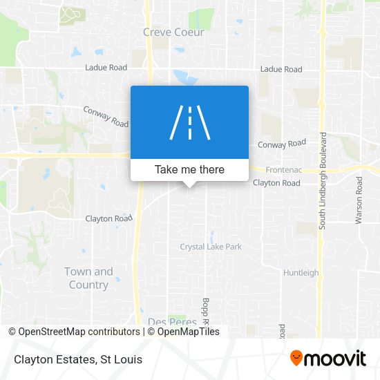 Mapa de Clayton Estates