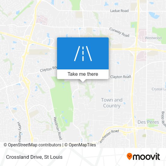 Mapa de Crossland Drive