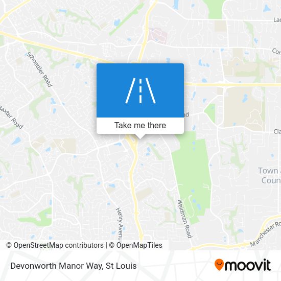 Devonworth Manor Way map