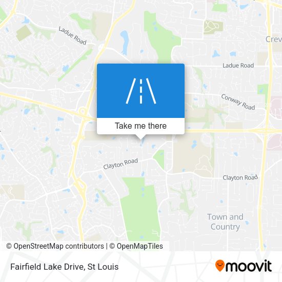 Fairfield Lake Drive map