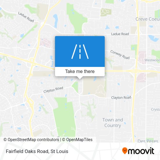 Mapa de Fairfield Oaks Road