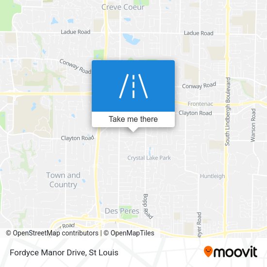 Mapa de Fordyce Manor Drive