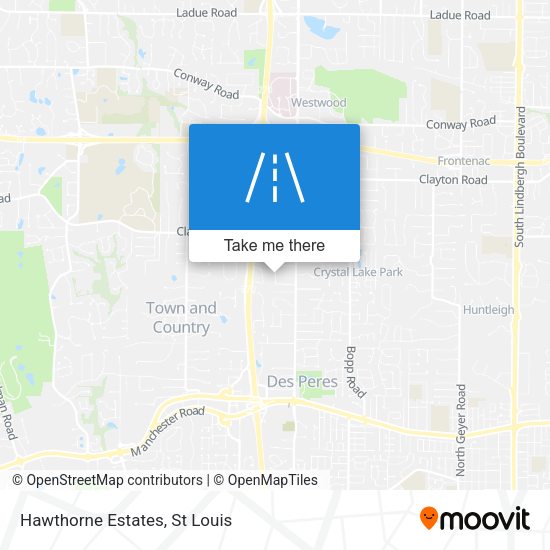 Mapa de Hawthorne Estates