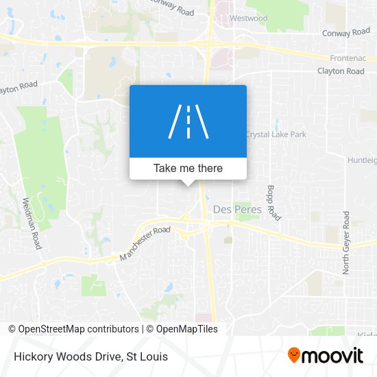 Mapa de Hickory Woods Drive