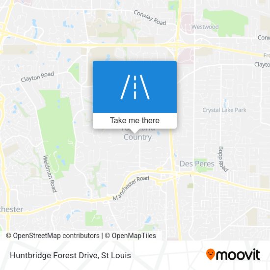 Huntbridge Forest Drive map