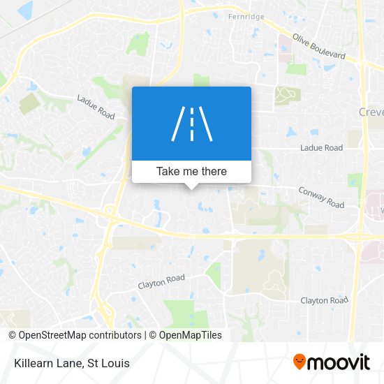 Killearn Lane map