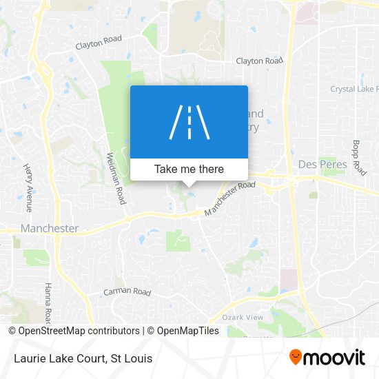 Laurie Lake Court map
