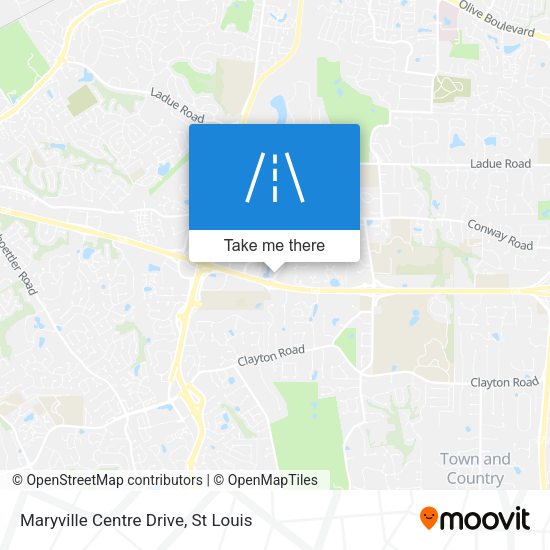 Maryville Centre Drive map