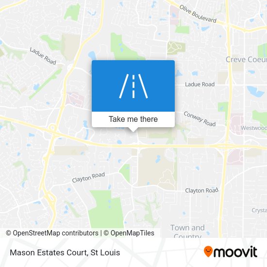 Mason Estates Court map