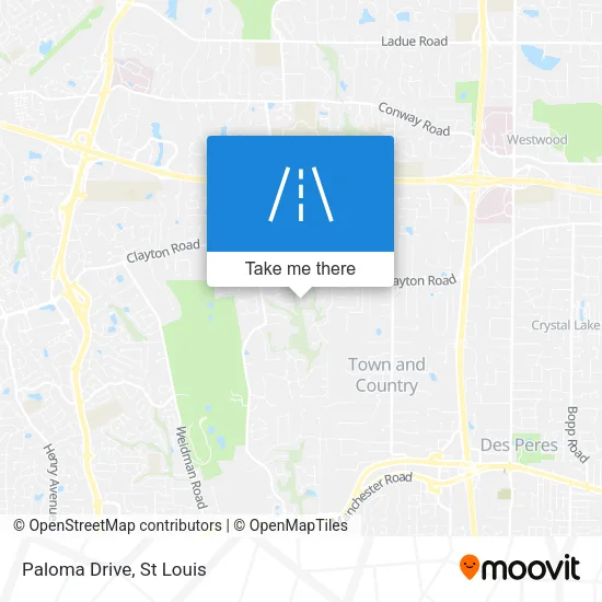 Mapa de Paloma Drive