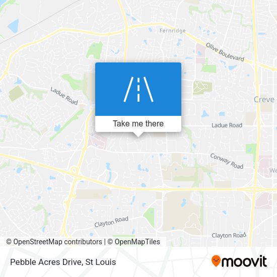 Pebble Acres Drive map