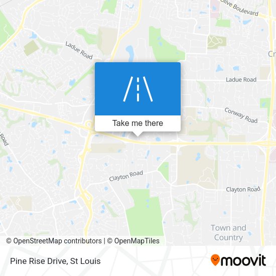 Mapa de Pine Rise Drive
