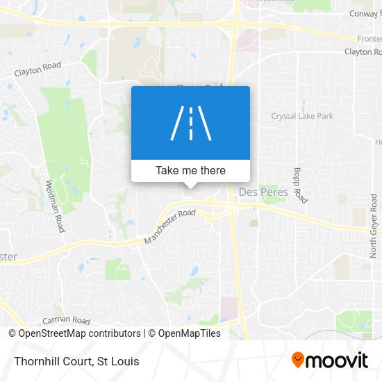 Mapa de Thornhill Court