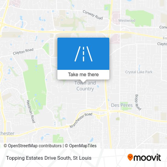 Mapa de Topping Estates Drive South