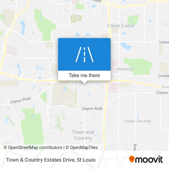 Town & Country Estates Drive map