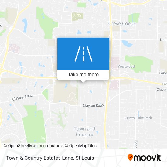 Mapa de Town & Country Estates Lane