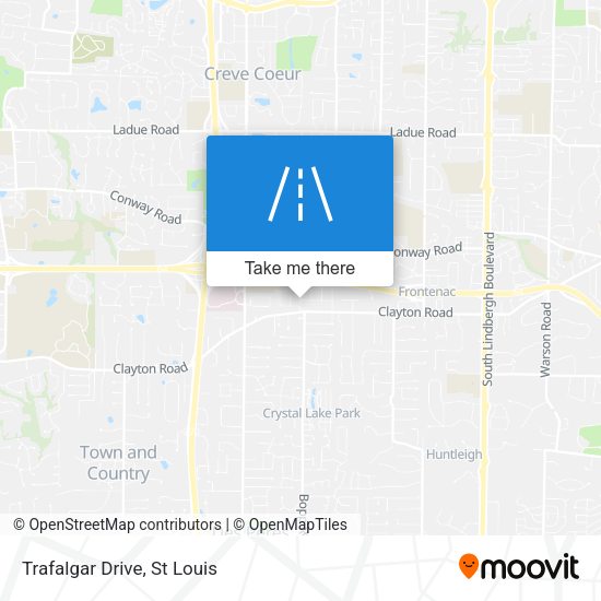 Mapa de Trafalgar Drive