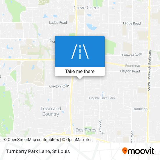 Turnberry Park Lane map