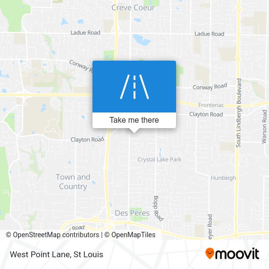Mapa de West Point Lane