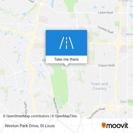 Mapa de Weston Park Drive