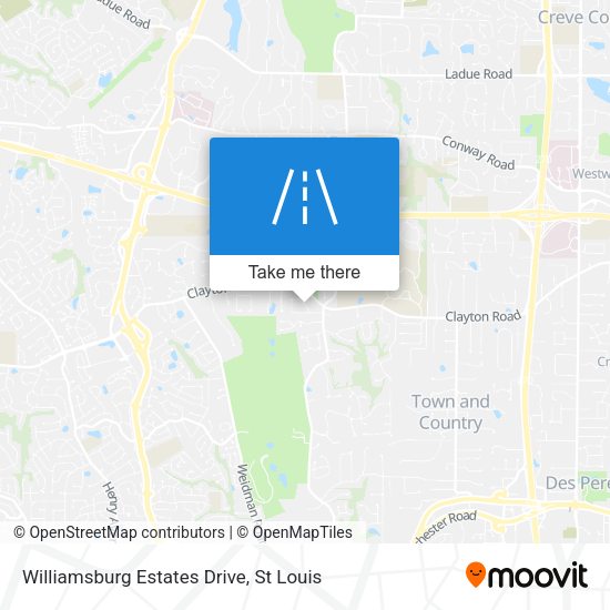 Williamsburg Estates Drive map