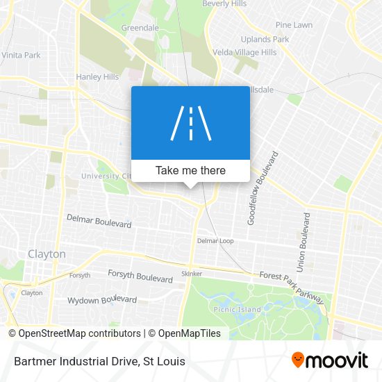 Bartmer Industrial Drive map