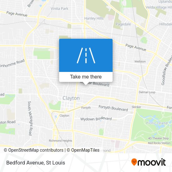 Bedford Avenue map