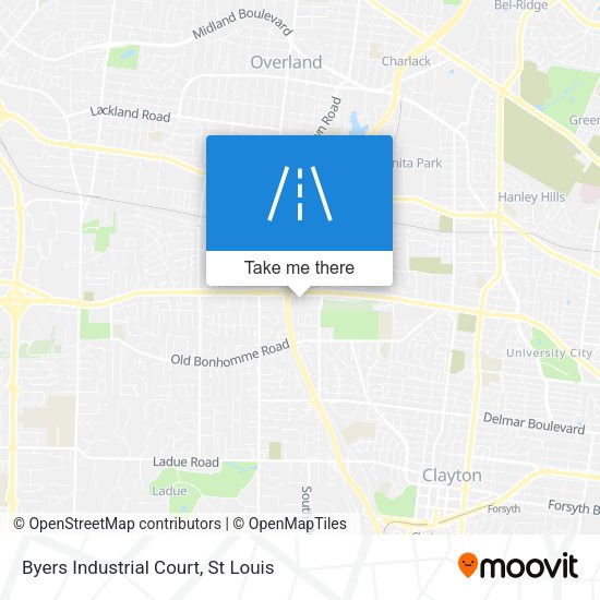 Mapa de Byers Industrial Court