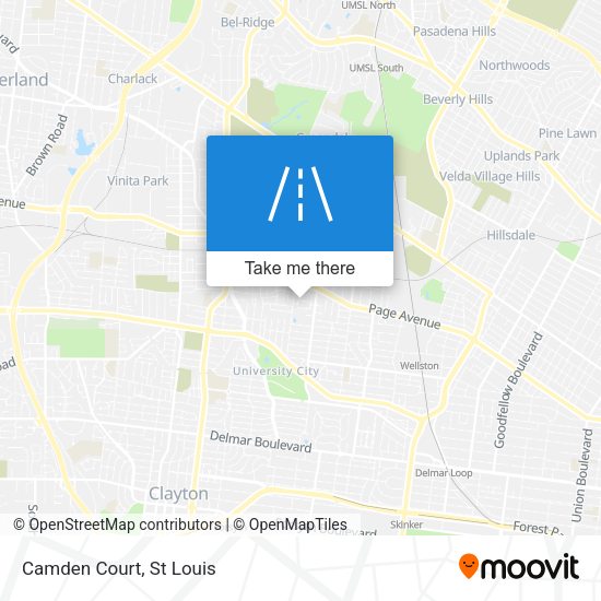 Mapa de Camden Court