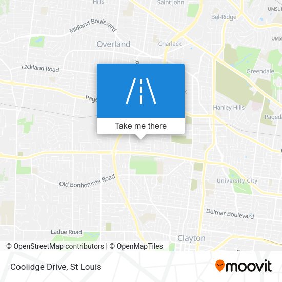 Mapa de Coolidge Drive