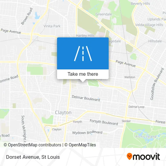 Dorset Avenue map