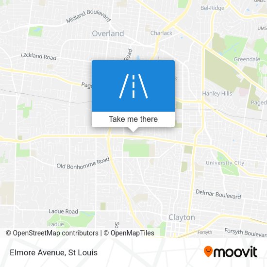 Mapa de Elmore Avenue