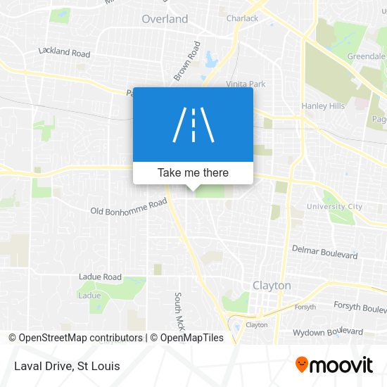 Laval Drive map