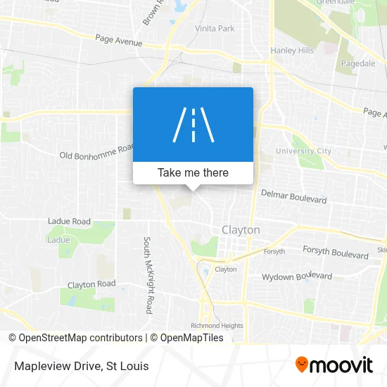 Mapleview Drive map