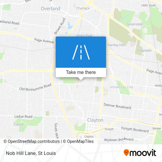 Mapa de Nob Hill Lane