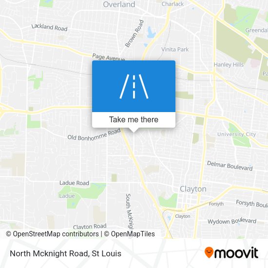 North Mcknight Road map
