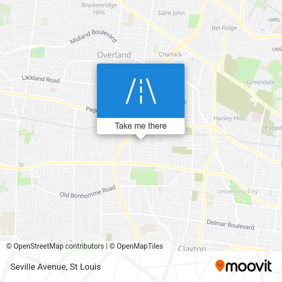 Mapa de Seville Avenue
