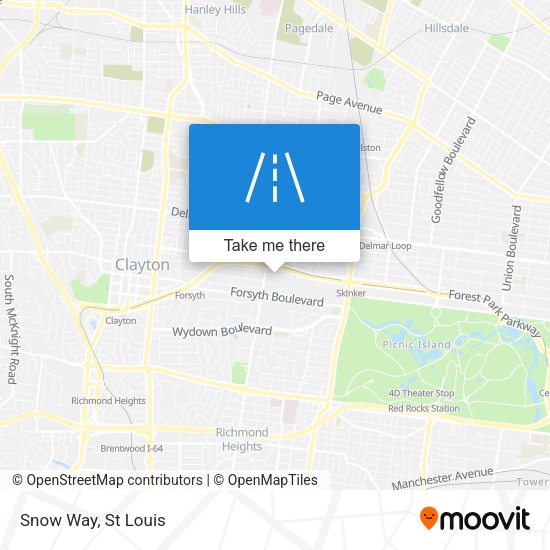Mapa de Snow Way