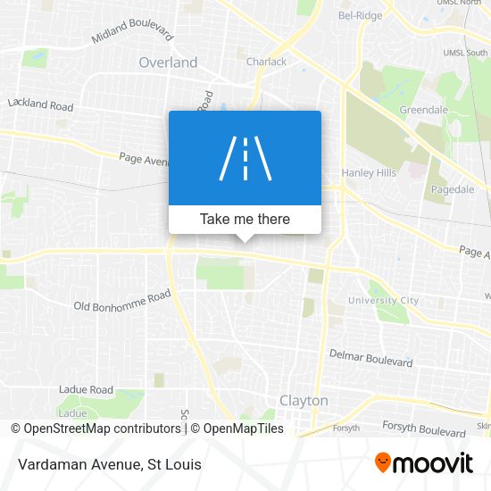 Mapa de Vardaman Avenue
