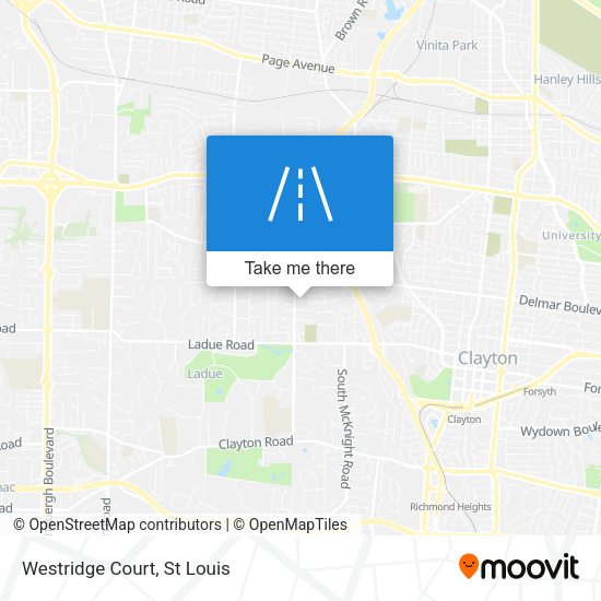 Mapa de Westridge Court