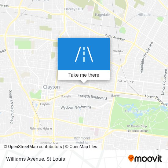 Mapa de Williams Avenue