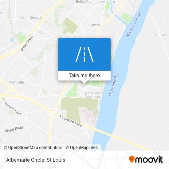 Mapa de Albemarle Circle