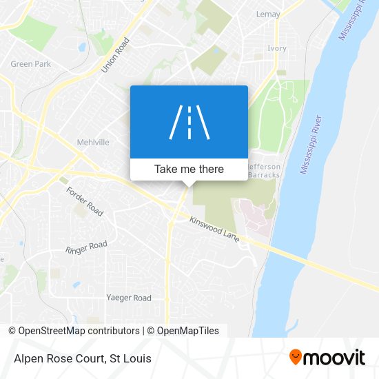 Mapa de Alpen Rose Court