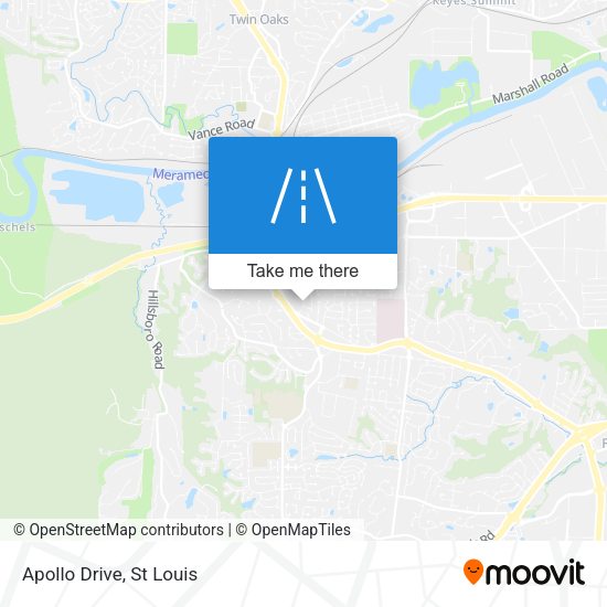 Apollo Drive map