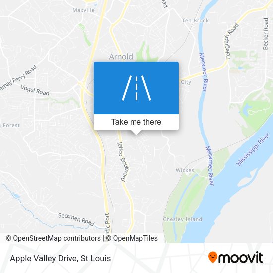 Mapa de Apple Valley Drive
