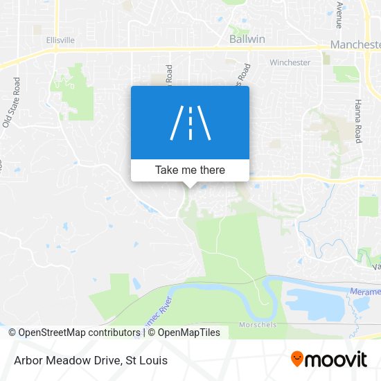 Arbor Meadow Drive map