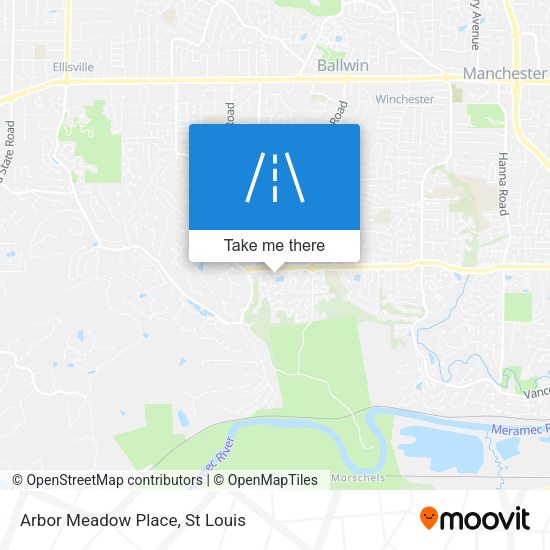 Arbor Meadow Place map