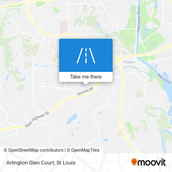 Mapa de Arlington Glen Court