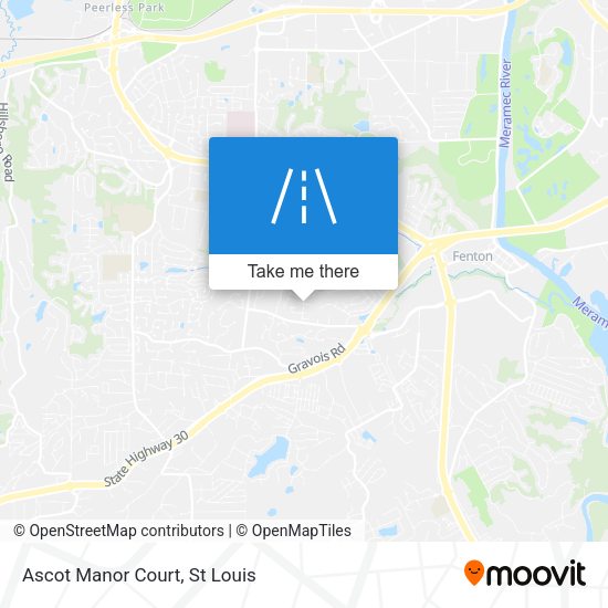 Mapa de Ascot Manor Court